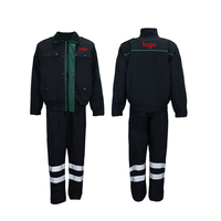 Ensemble veste et pantalon de travail imperméable pour homme Bonye Workwear, 100% polyester, membrane PU, certifié Oeko-Tex, vêtements de pluie confortables