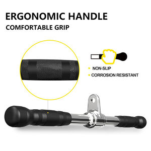 <span class=keywords><strong>Barra</strong></span> de prensa para tríceps, accesorios de entrenamiento integrados para gimnasio, <span class=keywords><strong>barra</strong></span> de tríceps, barras desplegables para ejercicio, manijas, <span class=keywords><strong>kit</strong></span> de polea para tríceps - Product Image 3