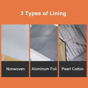 Sac isotherme portable multi-spécifications pour aliments, boissons froides, plats à emporter, restauration, emballage, laminage adhésif imperméable - Product Image 4