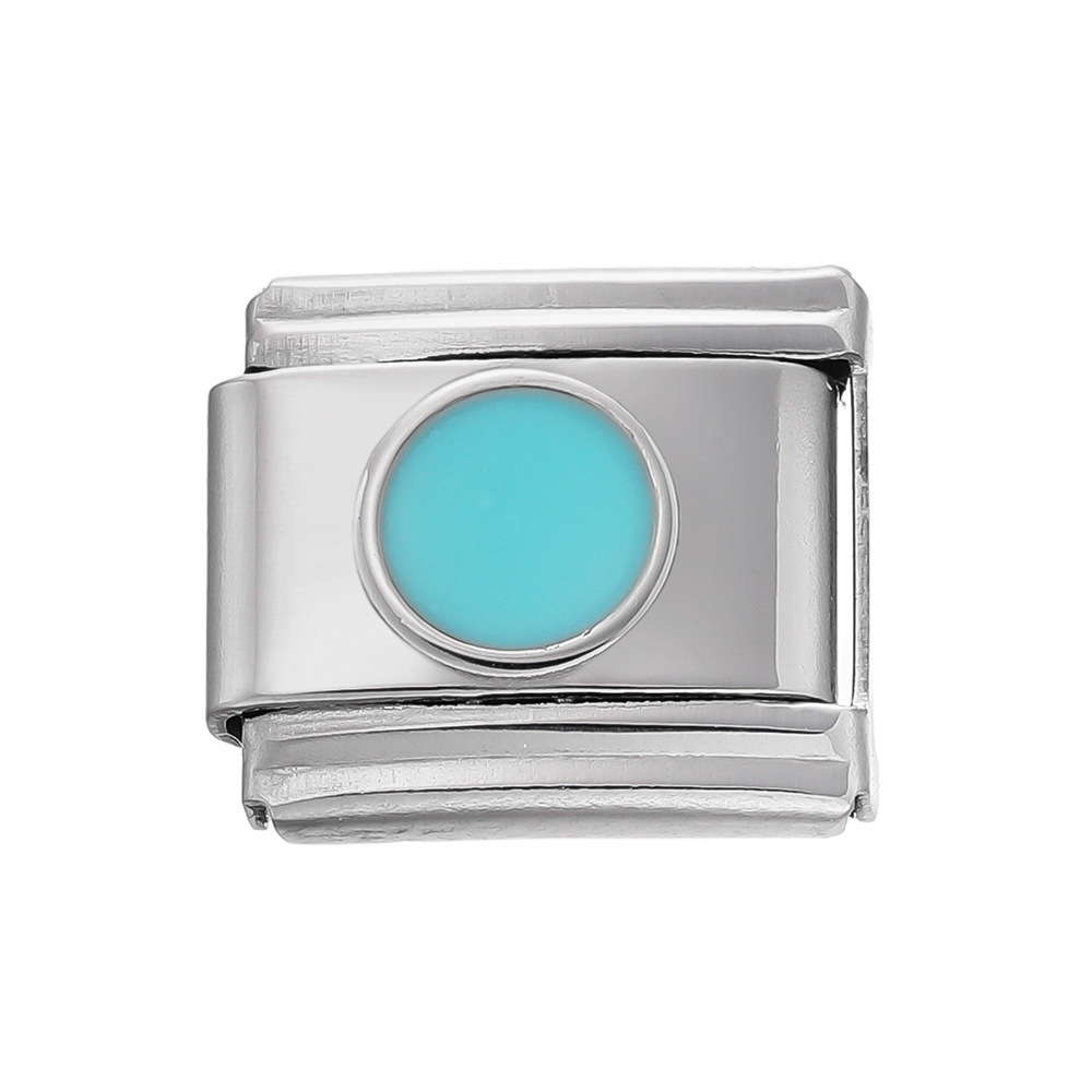 Stainless Steel Dot Pattern Module - Blue