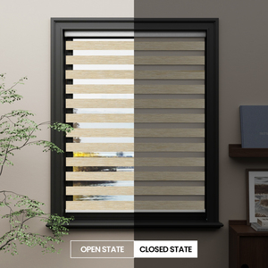 Smart Dual Layer Electric Day Night Blackout Tuya <span class=keywords><strong>Google</strong></span> WiFi Smart APP Control remoto Persianas cebra motorizadas para Windows - Product Image 5