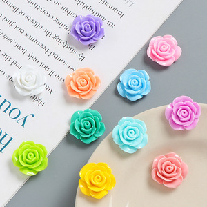 Accessoires de Noël artistiques en résine de camélia rose de 23 mm, colle crème DIY, coque de téléphone portable, broche, <span class=keywords><strong>boucle</strong></span> de chaussure, <span class=keywords><strong>cheveux</strong></span> - Product Image 4