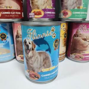 Professioneller Anbieter 400g Nassfutter in Dosen, Leckerlis für Haustiere, Katzenfutter in Gelee/Brühe - Product Image 2