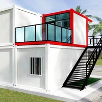 Casa Contenedor Prefabricada Estándar Portátil de Estilo Nuevo 2025, Casa de Acero Contenedor Plegable de Nuevo Diseño