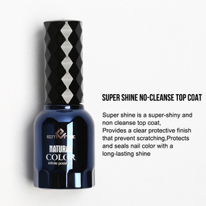 EMENE 15mL Gel de refuerzo OEM ODM Etiqueta privada personalizada Capa base de goma Sin toallita Capa superior mate templado Esmalte de uñas de gel UV - Product Image 3