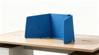 Panneau Acoustique PET Certifié Pliable en Forme de U pour Bureau, Écran de Bureau, Panneau Acoustique en Polyester TUV, Diviseur Insonorisant à Trois Côtés, Utilisation au Bureau et dans le Salon