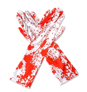 Nuovo arrivo pauroso sangue macchiato di Halloween in poliestere Spandex <span class=keywords><strong>Horror</strong></span> 1set di oggetti di scena in Costume per il servizio fotografico di festa guanti - Product Image 1