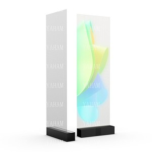 P6.25mm Transparency Holographic LED <b>Film</b> Flexible Screens for Retail Store Glass Led Display Transparent Screen YH-HI Flexible - Product Image 5