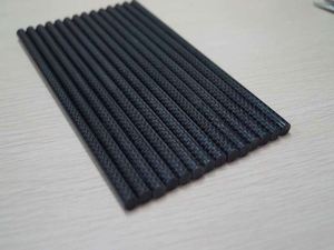 SHENYU 3K Carbon <b>Felt</b> Tube 5mm <b>Thickness</b> Lightweight High Strength C Content 100% Working Temp 200C for Drone Frame Industrial - Product Image 3