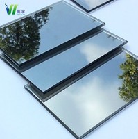 Usine personnalisée 5-15mm miroir en verre à sens unique plaque réfléchissante en verre pour balcon Villa bureau