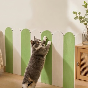 Tapis à gratter pour <span class=keywords><strong>chat</strong></span> auto-adhésif en mousse XPE, autocollant mural antidérapant, doux, à peler et coller, pour protéger les meubles - Product Image 1