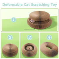 Grattoir pour chat en accordéon Magic Organ avec cloche et balle