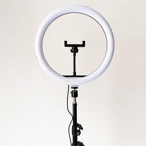 3 couleurs 10/14/18/<span class=keywords><strong>22</strong></span> <span class=keywords><strong>pouces</strong></span> lampe pliable support réglable Stander Audio Selfie Photo vidéo LED anneau lumineux 210CM trépied ensemble - Product Image 4