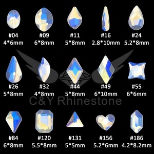 Juego de Uñas Moonlight CY, <span class=keywords><strong>Cristal</strong></span> AB, Diamantes de Lujo, Piedras de <span class=keywords><strong>Cristal</strong></span> para Decoración de Uñas, Mezcla de Formas, Piedras de Vidrio - Product Image 5