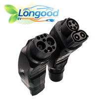 Adaptateur CCS1 vers GBT, chargeur standard américain J1772, connecteur EV GBT chinois, chargeur portable IP54, convertisseur 2026 – Stock usine à prix réduit