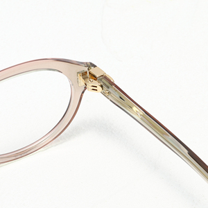 Gafas de ojo de gato con montura completa de acetato verde sólido, anti-UV, para adultos, unisex, forma ovalada, corrección de la visión - Product Image 4