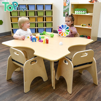 Ensemble de chaises de bureau en bois moderne Montessori TOP pour salle de classe ensemble de chaises de Table pour tout-petits pour la cuisine d'hôpital de maternelle