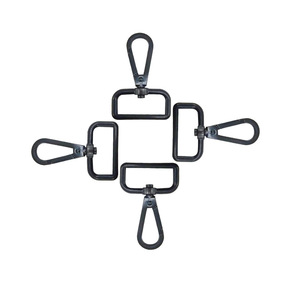 Zinc Alloy Rectangle <b>Key</b> <b>Chain</b> Metal Dog Clip Customizable Home Use - Product Image 1