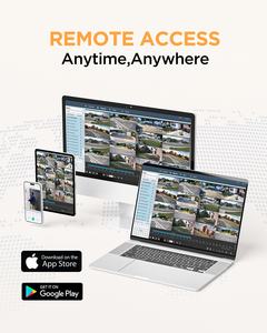 Gwsecu ระบบกล้อง NVR IP แบบปลั๊กแอนด์เพลย์8MP ตรวจจับการเคลื่อนไหวอัจฉริยะพร้อมด้วย6ชิ้น8MP ไฟคู่สีคู่กล้อง IP PoE - Product Image 5
