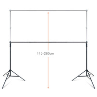 Kit de Support de Fond Vert Portable 2.8*3m pour Photographie de Studio, Scènes Vidéo et Fêtes