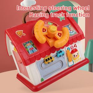 Samtoy éducation précoce Montessori Puzzle jeu multifonction jouet <span class=keywords><strong>maison</strong></span> bébé apprentissage jouets activité Cube pour les enfants - Product Image 3