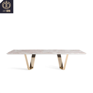 Tavolo da Pranzo DIRANI di Lusso Moderno in Marmo a 6 Posti per Cucina, Sala, Eventi Commerciali e Ospitalità - Product Image 2