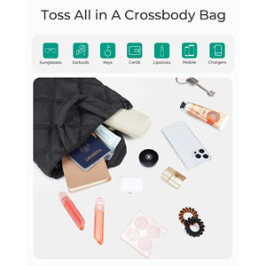 Bolso Tote Convertible de Nylon Acolchado Minimalista, Personalizado ODM OEM, con Correa Ajustable, para el <span class=keywords><strong>Trabajo</strong></span>, Marca Royal Fair - Product Image 4