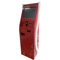 Pantalla táctil y pago virtual y cámara frontal quiosco de canje de código QR quiosco de pago automático en línea