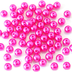 Oleeya Nhà Máy Giá 3Mm-12Mm Nhiều Màu Giả Ngọc Trai Nhựa ABS Vòng Loose Hạt Không Có Lỗ Cho Đám Cưới Cô Dâu Ăn Mặc - Product Image 3