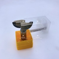Pisau Ukir PCD TUOKE1503 Laris Manis, Shank 12MM, untuk Pemotongan Gagang Laci, CNC Milling Diamond Double Finger Bit 45HRC untuk Kayu