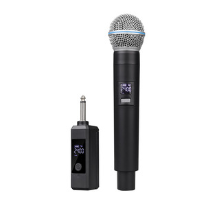 Smt58 không dây cardioid XLR Microphone một-to-hai âm thanh ngoài trời <span class=keywords><strong>Karaoke</strong></span> & KTV phổ quát la hét Thiết bị phát sóng trực tiếp - Product Image 5