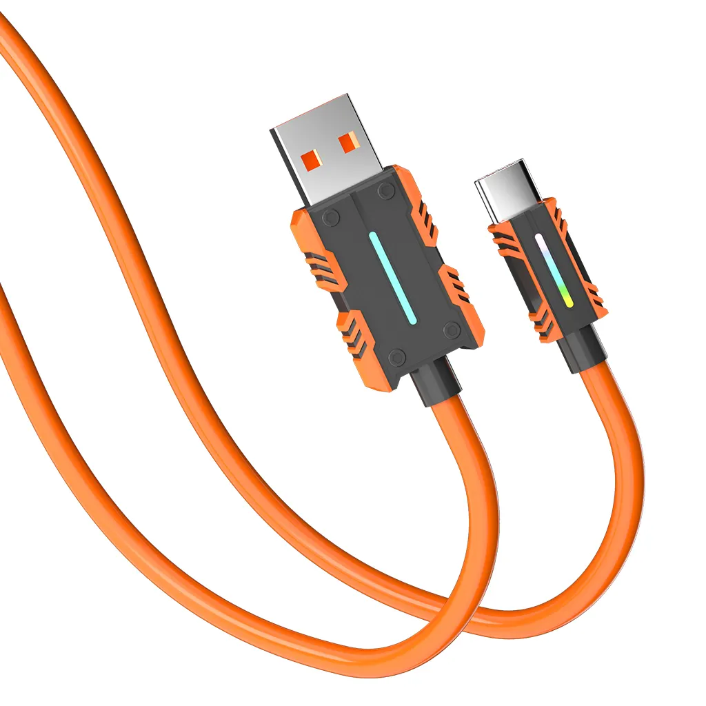 כבל מכונת ביו באיכות גבוהה 6A מטען למכירה חמה USB A ל-USB C נתוני טעינה מהירה מיקרו טיפוס C C כבל USB לאנדרואיד