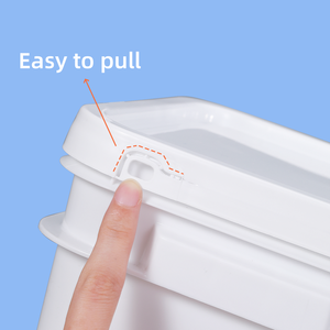 Nhà Máy Bán buôn tùy chỉnh 1 <span class=keywords><strong>gallon</strong></span> vuông Xô Nhựa cấp thực phẩm và có thể tái chế với nắp và Xử Lý Trống pails & Thùng - Product Image 4