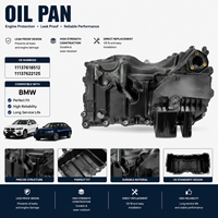 حوض زيت المحرك الأمثل لسيارات BMW N20، رقم القطعة الأصلية 11137618512 11137622125، مزود بحواجز للثبات، مصنوع من الألومنيوم المصبوب عالي التحمل والمتين