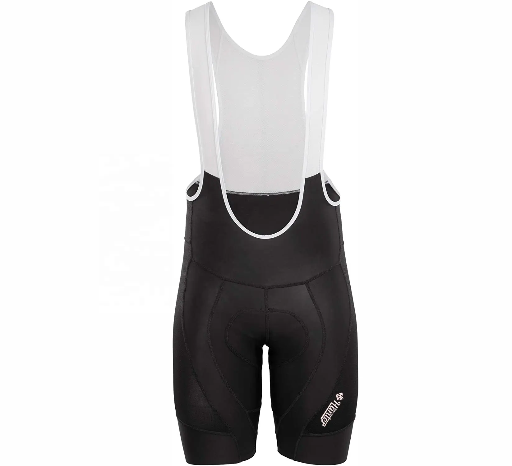 Cuissard à bretelles de cyclisme pour hommes Cuissard à bretelles de cyclisme 3D rembourré en mousse antichoc Pro Cuissard à bretelles de cyclisme pour shorts d'équitation