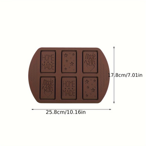 Moldes de Chocolate Perforados, Moldes con Forma de Corazón y Letras, Varios Diseños, Herramientas para Hornear, Día de San Valentín - Product Image 3