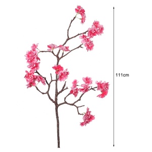 Oh Arts تخصيص مهني للزينة الصناعية مكونة من زهور الساكورا والبلم الشمعية بحجم 70 سم لغرف النوم - Product Image 1