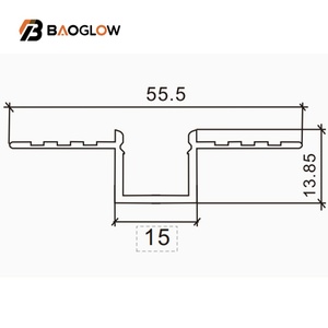 Wholesale High Quality 15*15 Customized Lace Drywall Ceiling <b>Led</b> Aluminum <b>Led</b> Profile <b>Led</b> <b>Strip</b> Plaster Gypsum Board Ceilings - Product Image 5