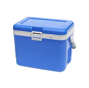 Customizable Design KBKS 17L Camping Accessories Fishing Durable Blue Hard Cooler Box For Beverage