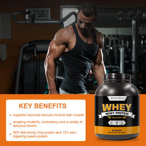 OEM/ODM proteine del siero di latte creatina monoidrato massa Gainer Pre allenamento Bcaa costruire guadagno muscolare palestra proteine del siero di latte in polvere - Product Image 3