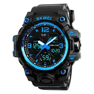 Skmei 1155 B hot selling good quality analog digital wrist watch japan movt brand watches