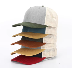 Custom Premium High Quality Classic 6 Panel Plain Blank Richardson 112 Pre Curved Two Tone Gorras <b>Trucker</b> Baseball Cap <b>Hat</b> - Product Image 1