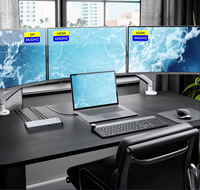 Estación de acoplamiento USB C 18 en 1 con doble 4K HD4K y 8K DP Triple Monitor USB C Dock para Mac Book Laptop PC USB Hubs