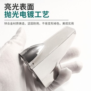 <b>Adjustable</b> Glass Clip Zinc Alloy Modern Simple Design Durable <b>Shelf</b> Support For Glass Panels - Product Image 2