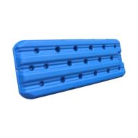 Bateau à fond plat en plastique PE moulé par soufflage haute densité de 3,7 m, étanche, épaissi, personnalisé, durable, vente en gros OEM