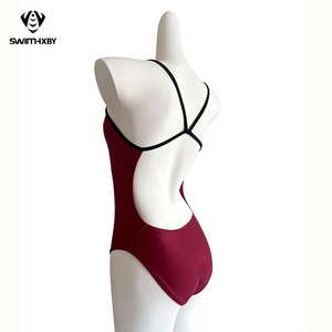 Traje de Baño de Una Pieza para Triatlón con Logotipo Personalizado, Impresión por Transferencia de Calor, 220g, Secado Rápido, Transpirable y Ajustado - Product Image 4
