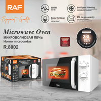 Four à micro-ondes RAF R.8002, four à micro-ondes intelligent de qualité supérieure avec bouton mécanique, décongélation intelligente, 23L
