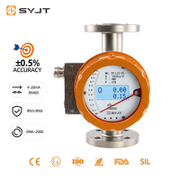 SY LZ DN15-DN150 4-20mA Pengukur Aliran Tabung Logam Tipe Transmisi Rotameter Flens Area Variabel