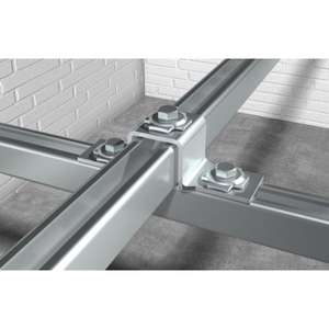 FISCHER - 533738 Support de connexion Omega PFUF - EAN 4048962225037 ÉLÉMENTS POUR LA FIXATION DES CONNECTEURS - Product Image 2