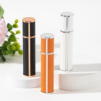 Portable 10ml en cuir Mini voyage parfum échantillon vaporisateur avec pompe scellant pour emballage et diffuseur lunettes stockage